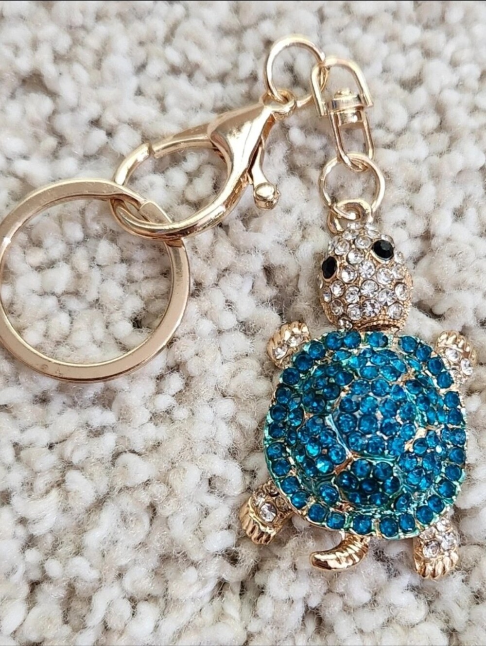 NWT Blue Turtle Purse or Key Charm.